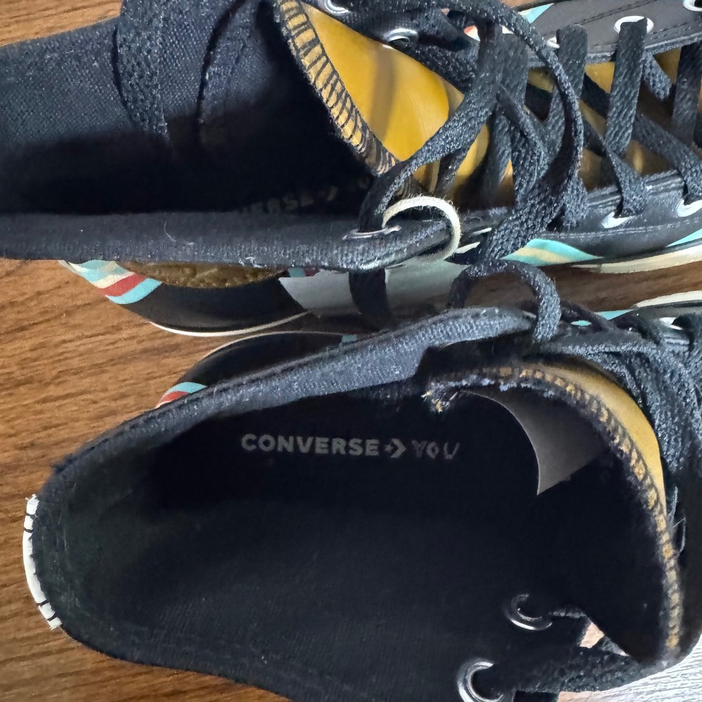 NWT Converse Chuck Taylor All Star Lift Platform High By You Leather W9 M7 Wave - Picture 13 of 13